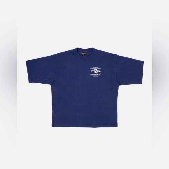 Cold culture SPARKLY TEE COSMIC BLUE - Picture 1 of 10